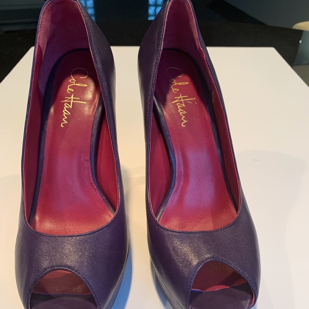 Cole Haan Peep Toe Pumps